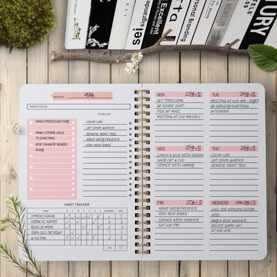 2023 A5 Agenda Planner Notebook Kawaii Diary Journals Weekly