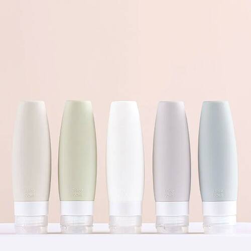 60/90ml Portable Silicone Refillable Bottle Travel Packing L