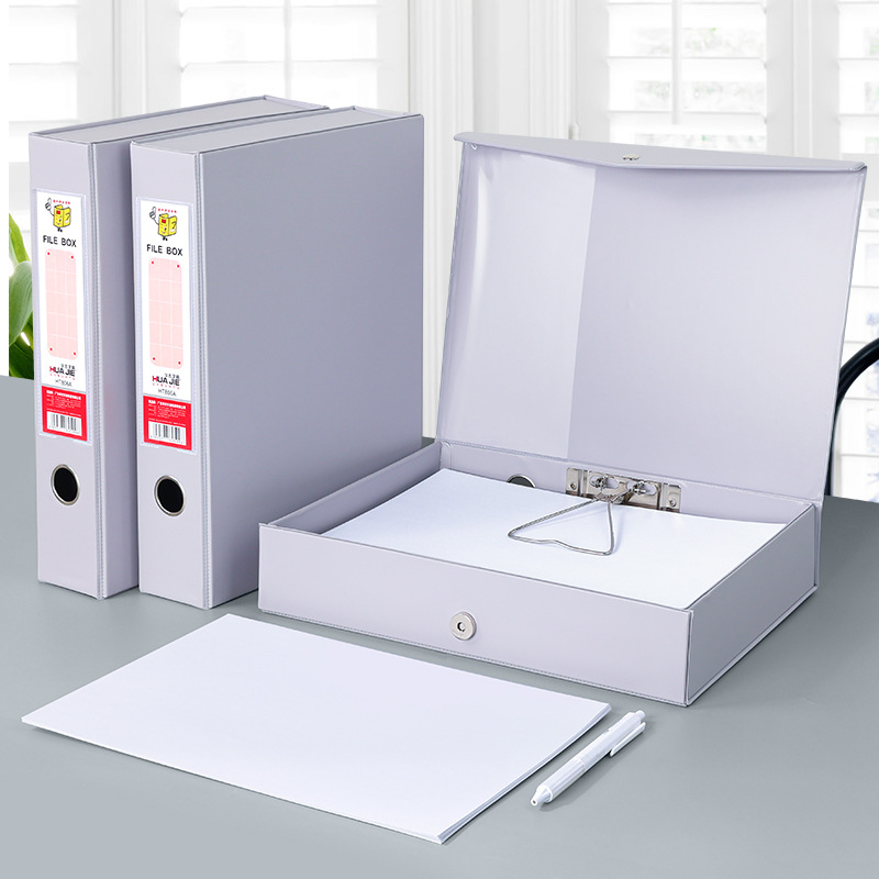Folder file box File data box Magnetic buckle storage box