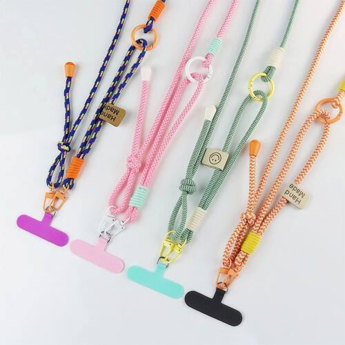 Cute Coloful Knot Phone Lanyard Shoulder Strap Adjustable Ne
