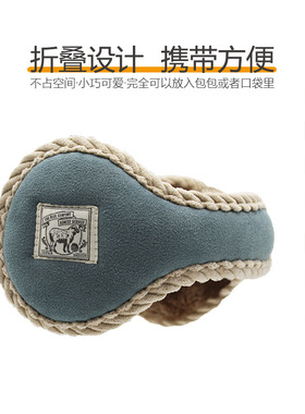 Warm ear tips with plush and thickened, wearable ear tips