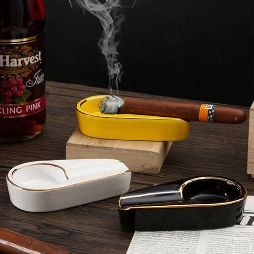 2025 New Cigar Ashtray Fashion Portable Cigar Smoking Access