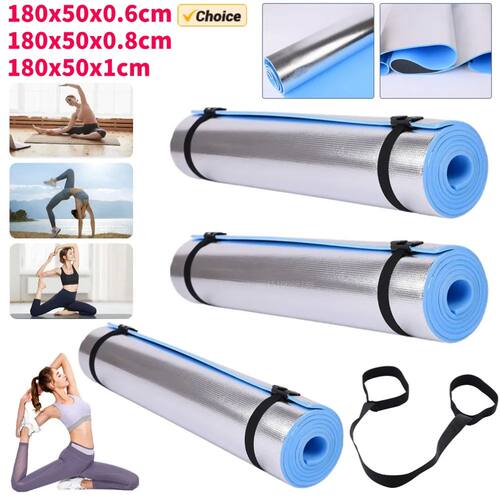 6/8/10MM Thick Yoga Mat Anti-skid Sports Fitness Mat EVA Com