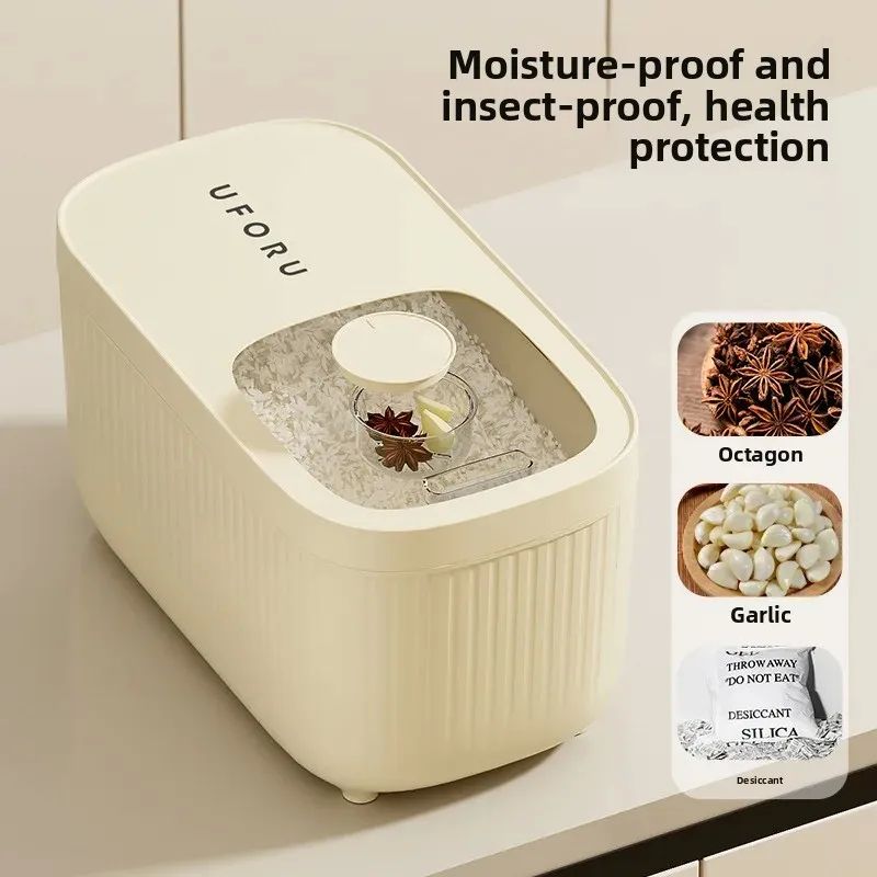 5KG Kitchen Grain Storage Bucket Large-capacity Sliding Lid