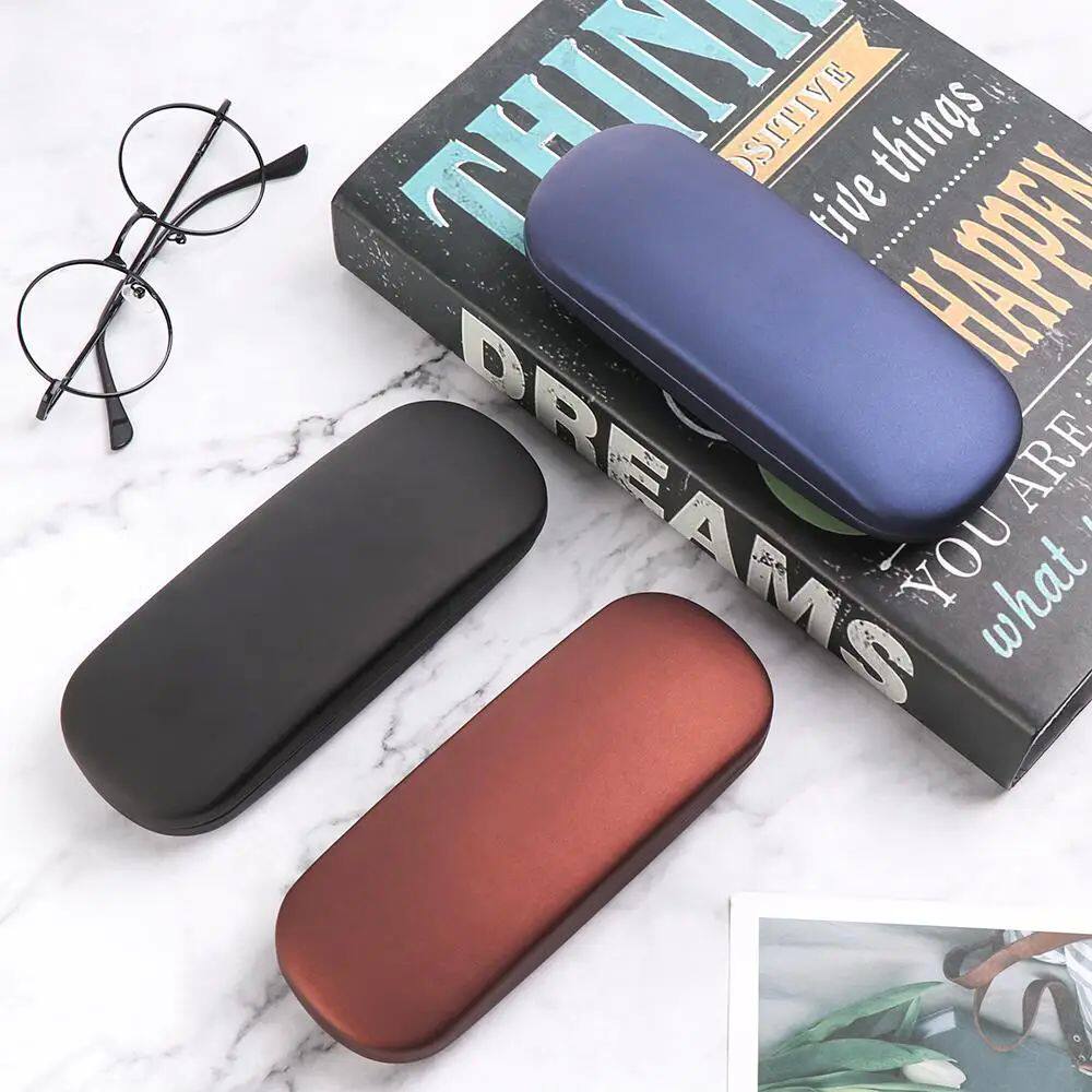 New Fashion Hard Glasses Box Men Women PU Pearlescent Glasse