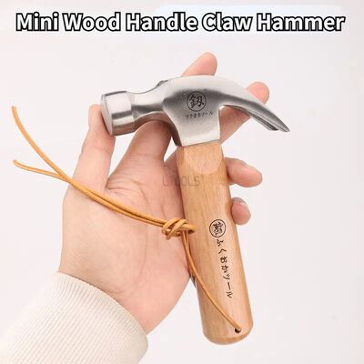 Home Commonly Used Knock Out Nails Handwork Mini Wood Handle