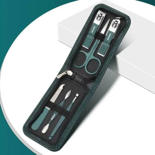 6Pcs Stainless Steel Nail Clipper Set Manicure Scissors Ear
