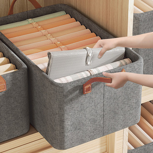 Storage box, closet clothing organizing and storage basket