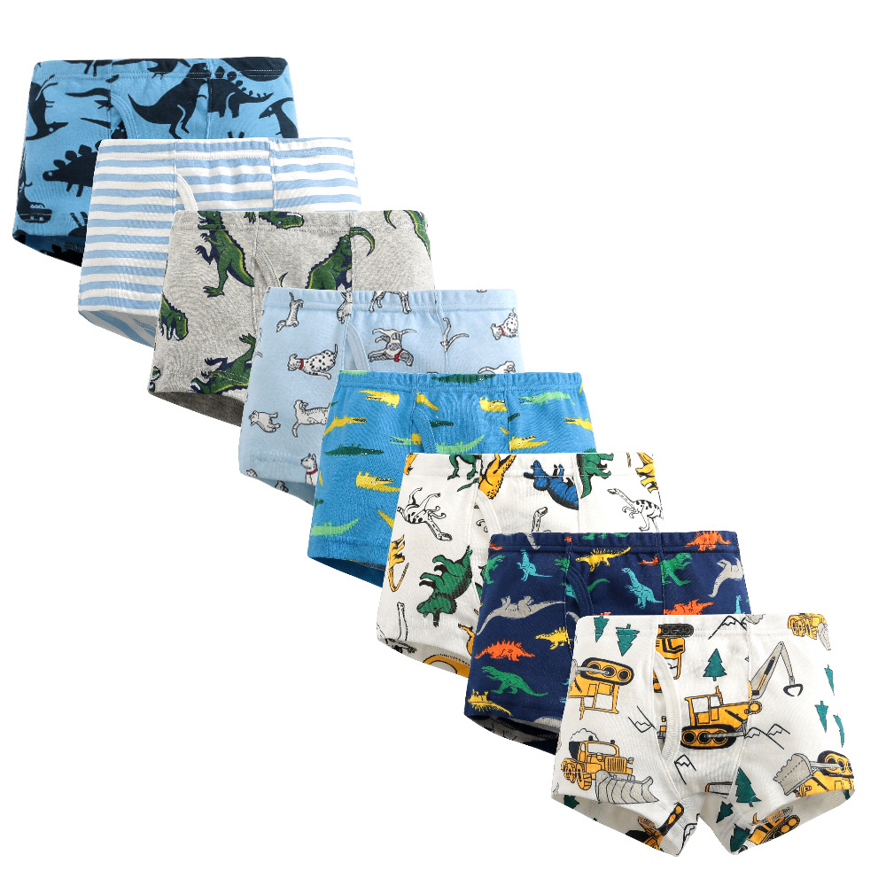 3 Pcs/Set Children's Underwear Boy Cotton Boxer Baby Four Co