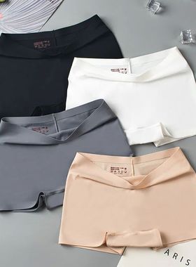Women Seamless Safety Short Pants Panties Anti Exposure Unde