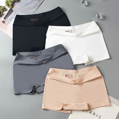 Women Seamless Safety Short Pants Panties Anti Exposure Unde