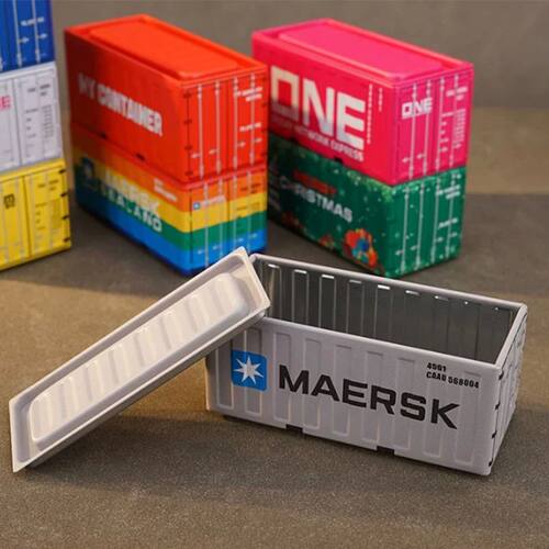New Container Mini Iron Box Small Container Model Storage Bo