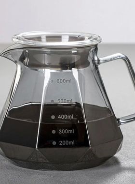 Leeseph Espresso Glass Carafe Coffee Pot, Pour Over Coffee F