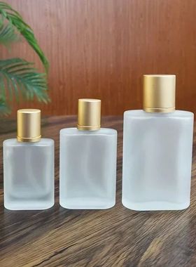 25/50/100ml Screw Top Sandblasted Glass Perfume Bottle Liqui