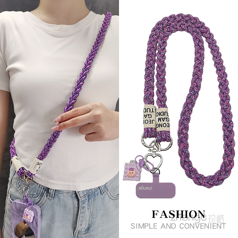 Mobile phone lanyard, short style for the wrist