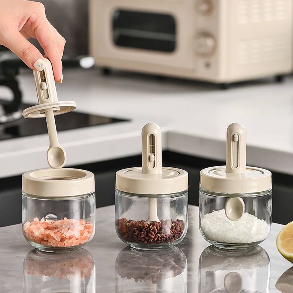 Telescopic Seasoning Jar Pepper Salt Spice Sugar Seasoning B