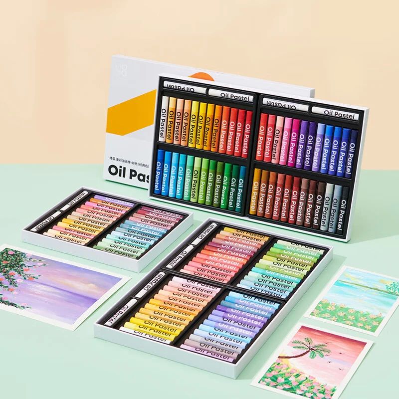 24/36/48 Colors Set Soft Oil Pastels Children Professional P