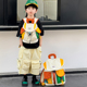 幼儿园双肩包新款 轻便百搭拼色中小学男女童出游背包 儿童书包时尚