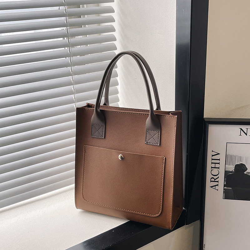 包包女2025新款手提包春大容量竖版百搭女包高级感小众饭盒托特包,箱包皮具/热销女包/男包,托特包,淘宝优惠券,粉丝福利购,淘宝优惠卷