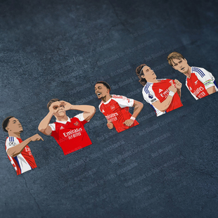 饰拉花 2526阿森纳汽车贴纸电动车贴纸反光贴笔记本电脑贴划痕贴装