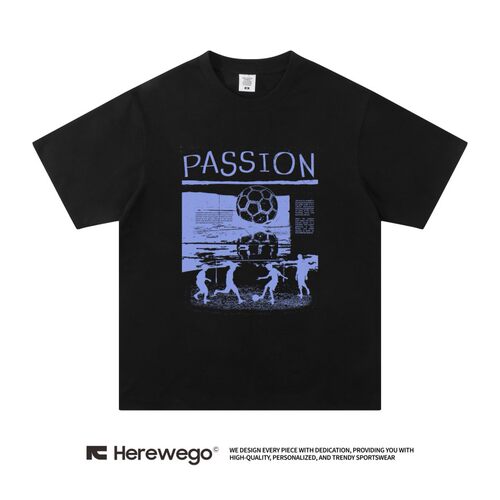 passion足球文化短袖t恤