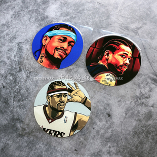 赤红热血 费城76人阿伦艾佛森答案防水防晒汽车贴纸装饰划痕遮挡