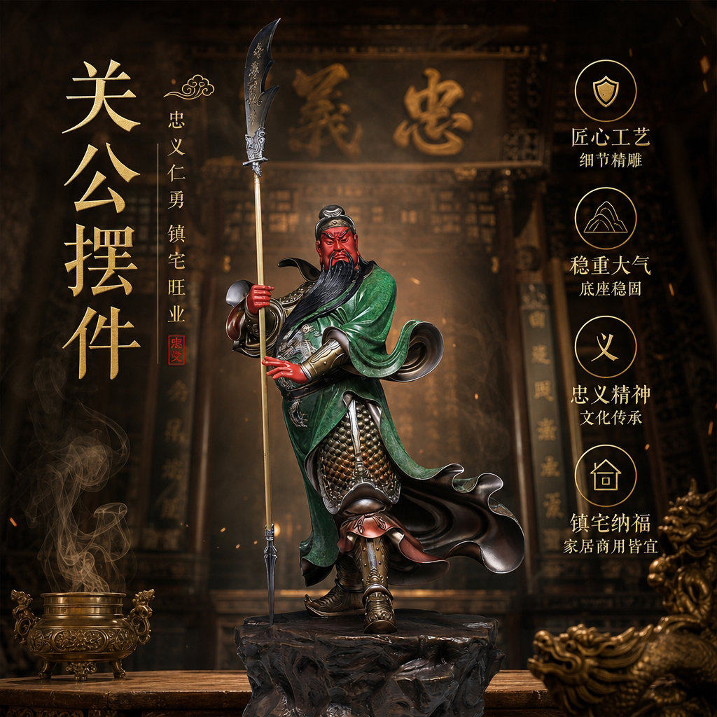 东来紫武财神佛像招财供奉纯铜关公神像铜像财神爷店铺关帝圣君