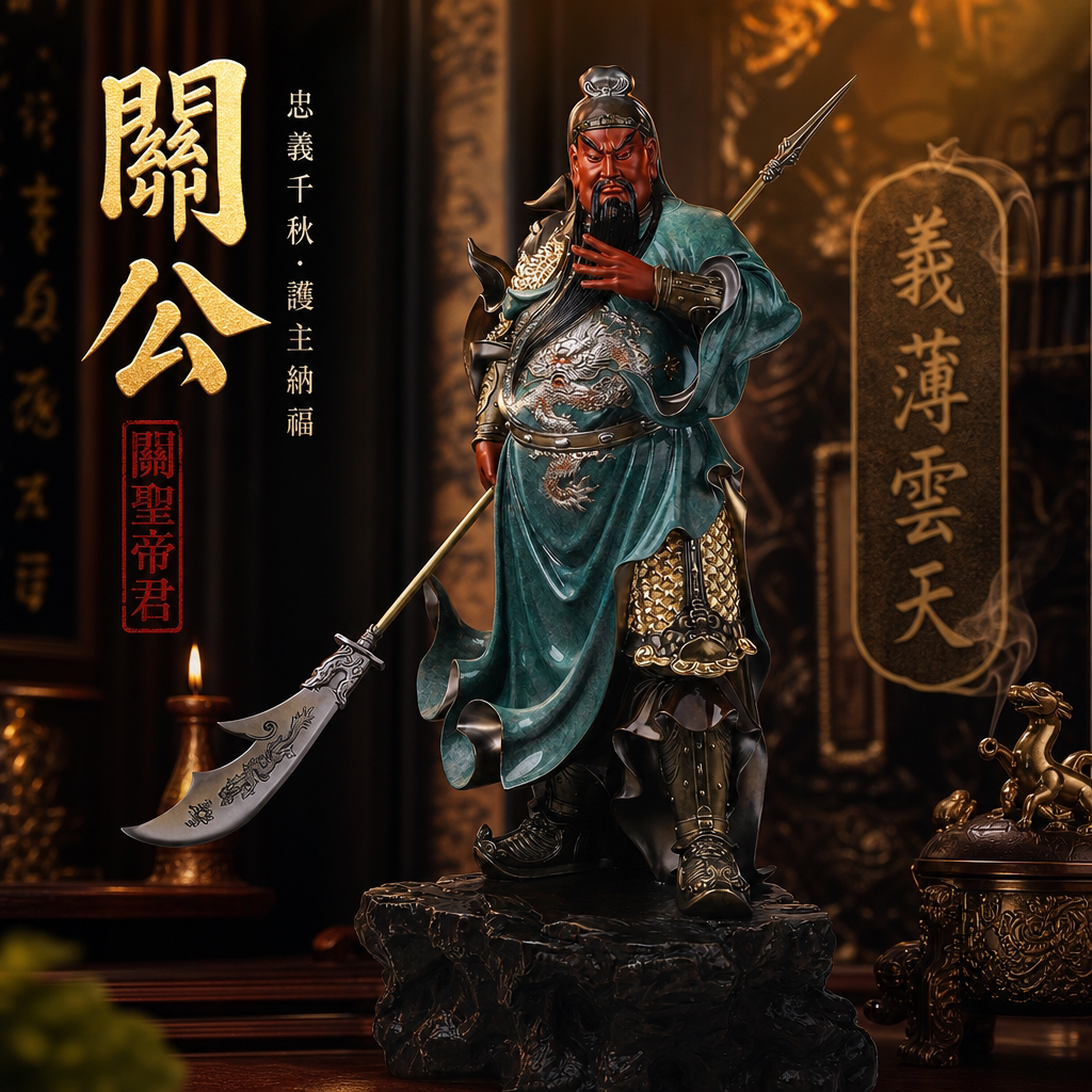 东来紫武财神佛像招财供奉纯铜关公神像铜像财神爷店铺关帝圣君