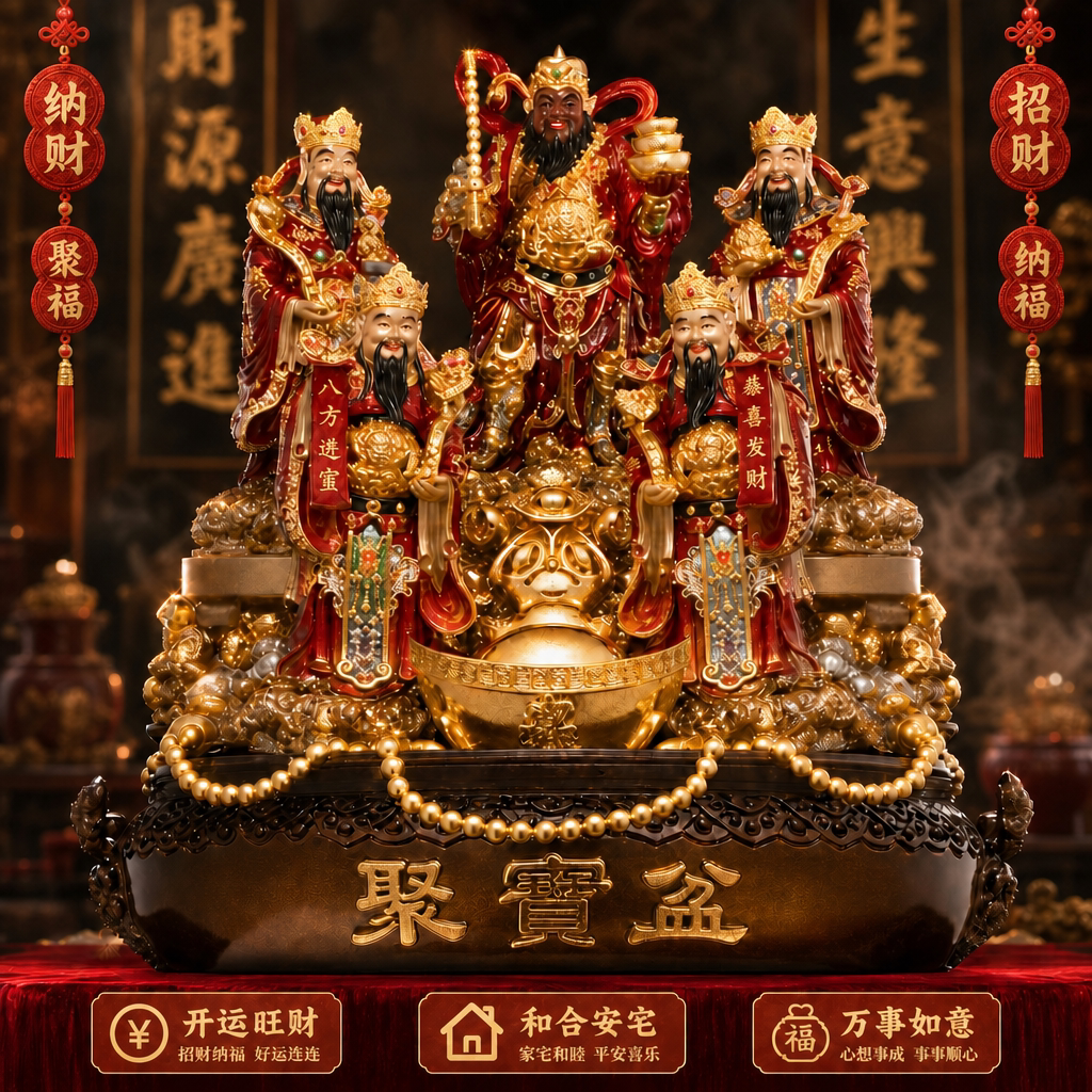 东来紫文财神佛像招财供奉神像纯铜范蠡铜像比干财神爷店铺家用