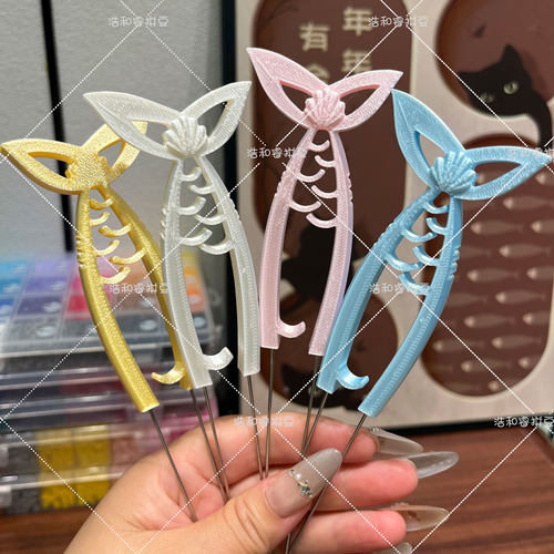 泡芙卷2.6拼豆笔拼豆铲鱼尾镊子