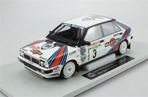 原厂出品 1:18 菲亚特 蓝旗亚 拉力赛车  手办树脂车 不能开门