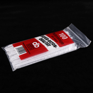 包邮DB通条大包100支装纯白绵质烟斗配件清洁清理烟道斗钵耗材