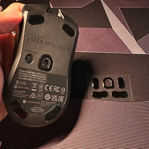 Ultraglide鼠标玻璃脚贴贴适用于Minise无线玻璃原厂同款