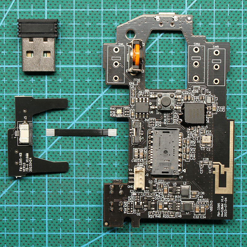 喵呜外设喵板finalmouse 3395 4k替换型PCB板DIY半成品 电脑硬件/显示器/电脑周边 无线鼠标 原图主图