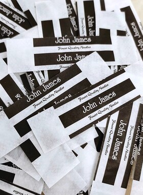 英国 john james针十字绣针工具刺绣针手工针大眼针JJ针100枚装