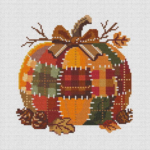 法国DMC十字绣套件卡通 A1495节日南瓜 28CT简单印花