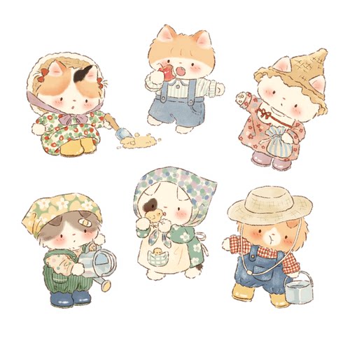 亚克力吸针冰箱贴针吸小动物小猫