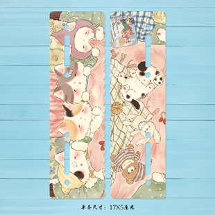 十字绣刺绣工具绷布夹子【173】猫咪休息日侧边夹子 拉紧绣布