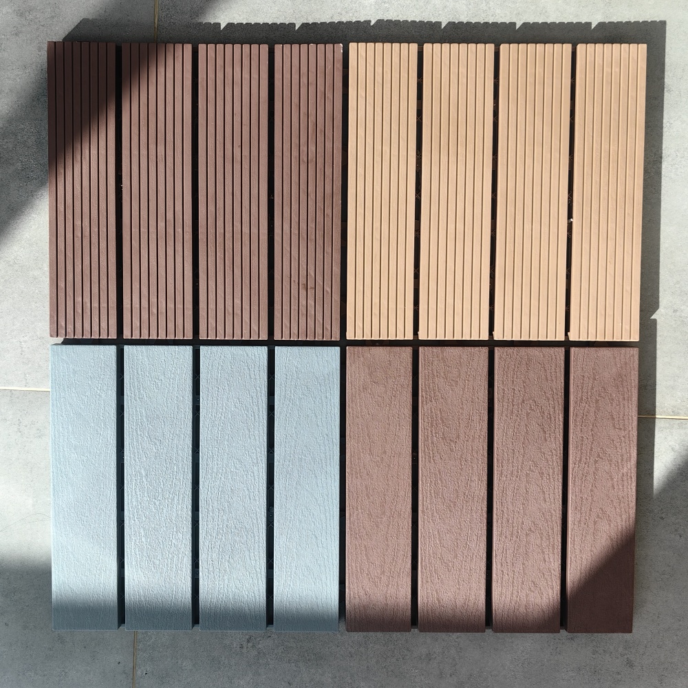 阳台木地板碳化户外室外拼接露台浴室防滑实木地板花园防腐木铺设