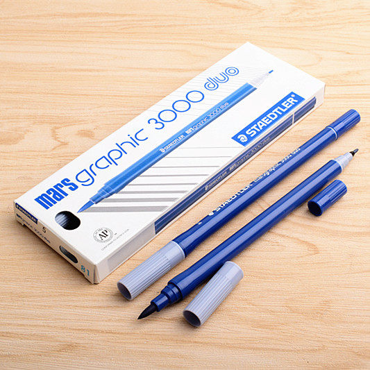 staedtler3000duo81#83#牛仔服装面料补色笔走纱笔划纱修色笔