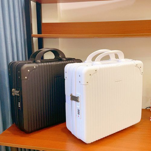 复古轻便手提行李箱16寸密码旅行登机箱小型收纳化妆包女定制logo