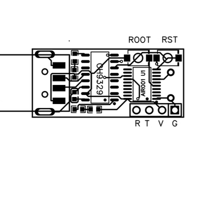 USB虚拟鼠标防休眠器自动移动滑鼠 CH9329 AIR001 开发板