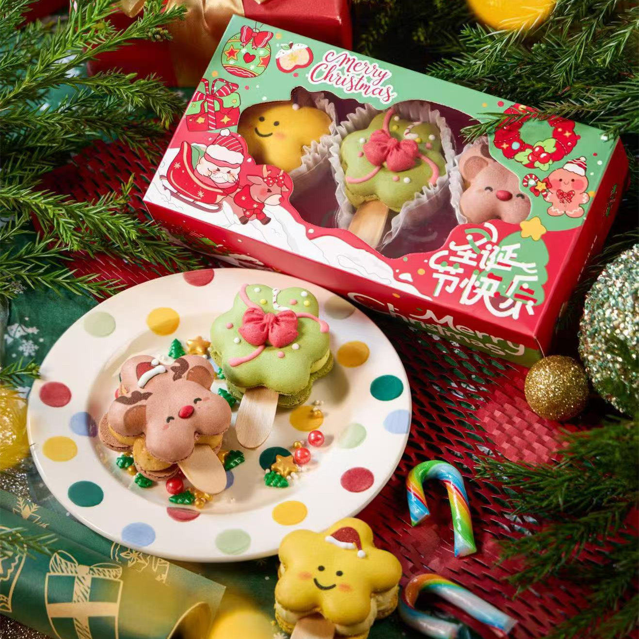 圣诞节限定马卡龙礼盒