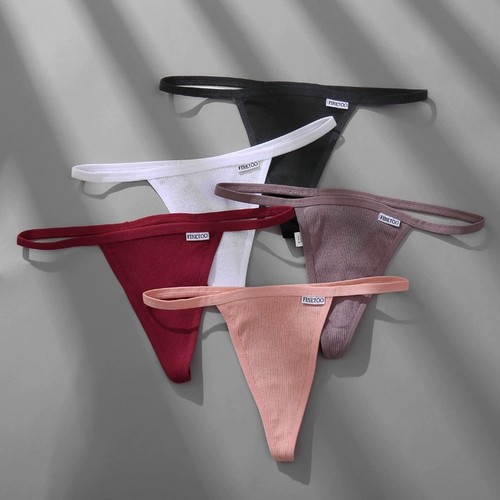 Women's thong sexy threaded cotton panties women's briefs