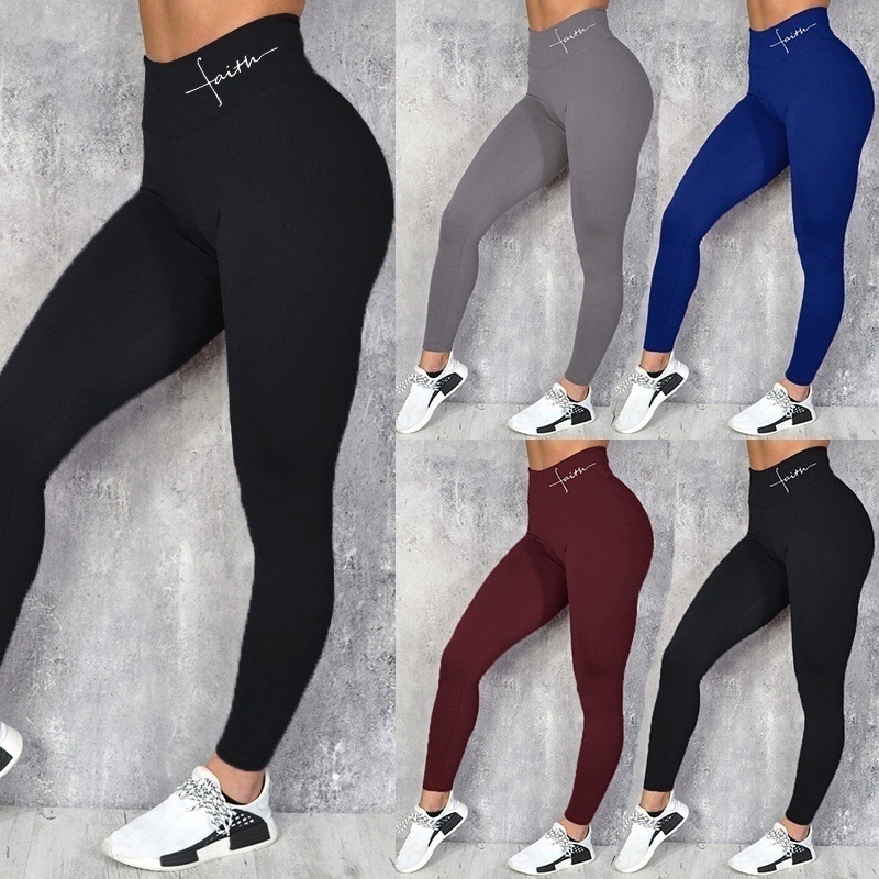 Running Pants High Waist Yoga Pants Workout Track Pants New