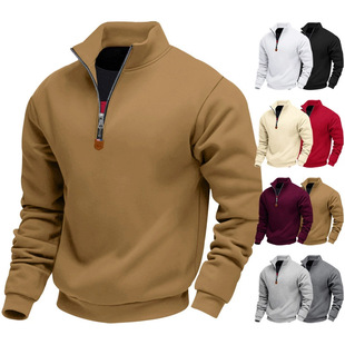 Heavy Fleece Autumn Sweat Men Winter sleeved American Long