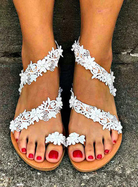 Summer flat sandals shoes for women sand girls Casual New 鞋