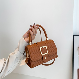 Winter Large Shoulder Bags for Women Stone Pattern PU Leathe