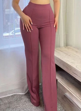 休闲长裤时尚阔腿裤女Casual pants, fashionable wide leg pants