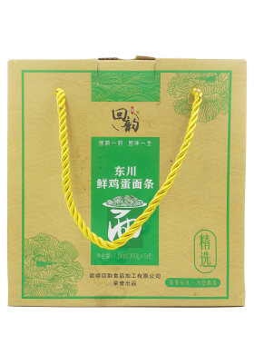 回韵东川鲜鸡蛋面条礼盒1.5KG